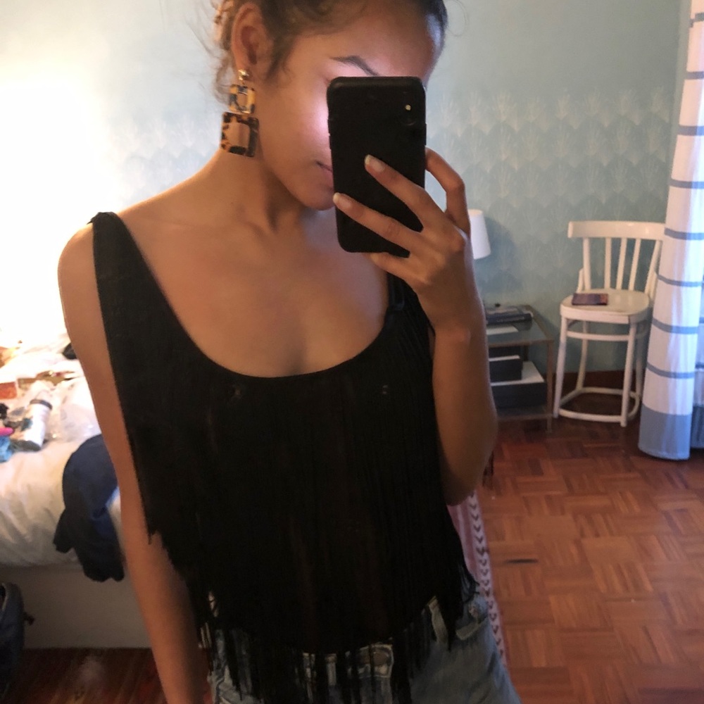 Bershka fringe bodysuit